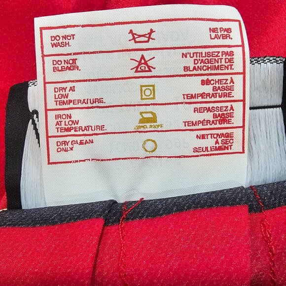 Saks Fifth Avenue Peter Nygard Pleated Striped Silk Skirt Size 10 - Picture 6 of 6